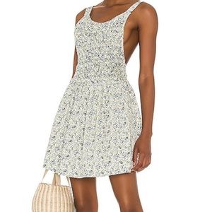 Petunia mini dress in tea combo